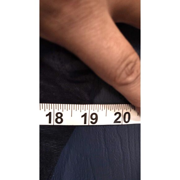 Toad&Co Women's Dark Blue Medium Faux Wrap Dress - Picture 4 of 5